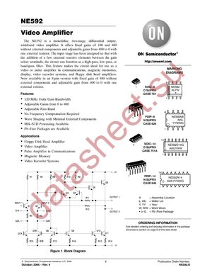 NE592N14 datasheet  